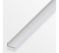 Angolo d'argento in alluminio anodizzato disuguale. 200 cm in varie varianti.