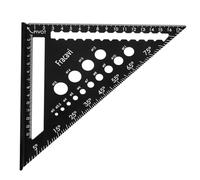 Angolo di 90° Presch carpentiere, 180 mm, versatile trapano per un diametro preciso, alluminio fresato ad alta precisione per un angolo preciso di 90° - Lavorazione accurata