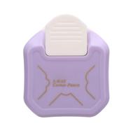 Angolo di carta Rounder Punch 3 in 1 cutter per cartoncino Craft Scrapbooking Supplies Purple