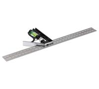 Angolo di combinazione 30 cm, righello con livella a bolla rimovibile, angolo di arresto per segnare 45° e 90°