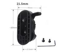 Angolo di montaggio regolabile con staffa fiocco sella per Garmin Varia RCT715