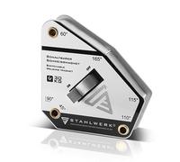 Angolo di saldatura magnetico commutabile STAHLWERK/magnete di saldatura multi-angolo con una forza di tenuta di 30 kg / 66 lbs.