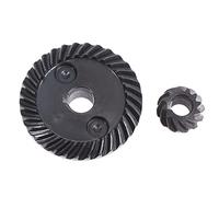 angolo di trasmissione 1 coppia 12T 32T ingranaggio conico 8mm 10mm diametro interno foro spirale metallica ingranaggio conico for 9523 levigatrice angolare smerigliatrice angolare albero motore