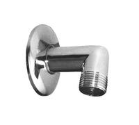 ANGOLO DOCCIA CON ROSONE CROMATO CURVETTA M.M. 1/2