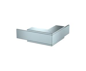 ANGOLO ESTERNO PER CANALINA CON RETE ANTINCENDIO OBO BETTERMANN PLM EC 0810 FS - Dimensioni 22 cm x 8 cm x 10 cm, Argento