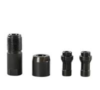 Angolo Grinder to Die Grinder Adapter Set 5/8-11 Arbor to 3mm & 6mm Collet Chuck, Heavy Duty Straight Chuck Converter for Rotary Burrs Legno Carving Metal Grinding Polishing Attachment