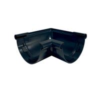 Angolo grondaia in PVC First Plast antracite 90° Ø 125 mm Antracite