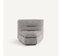 Angolo modulabile Cotone misto, Giuliano Blu angolo reversibile