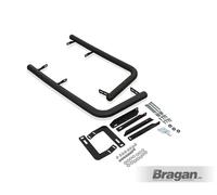 Angolo Posteriore Barre Per Mercedes sprinter 2014 - 2018 Lwb Inox Tubo - Nero