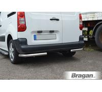 Angolo Posteriore Barre Per Opel Combo E 2019-2023 Inox Retro Tubo Acciaio