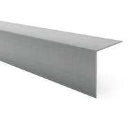 Angolo Protettivo Rigido in PVC Autoadesivo per Protezione degli Spigoli 25x25mm, 200cm, Grigio scuro