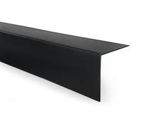 Angolo Protettivo Rigido in PVC Autoadesivo per Protezione degli Spigoli 35x35mm, 200cm, nero