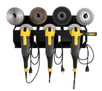 angolo smerigliatrice - supporto lucido efficiente | Spazio di alimentazione Space Grinders Solto di archiviazione | Strumenti per gli strumenti di acciaio rack per smerigliatrici,