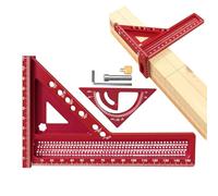 Angolo Square, Carpenter Ruler, Precision Marking Tool, Angolo Measuring Gauge, Layout portatile per Drafting Woodworking Engineering Construction Projects, 7,87 x 5,51 x 0,79 pollici