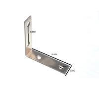 Angolo Staffa 63Mm X 16Mm X 1.8Mm 5Mm Foro Confezione Di 4