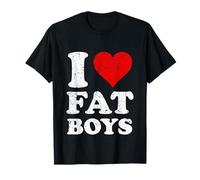 Angosciato I Heart Fat Boys Amo i Fat Boys Maglietta