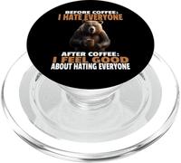 Angry Bear Bevi Caffè Prima del Caffè Odio Tutti PopSockets PopGrip per MagSafe