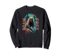 Angry Bear Grizzly Bears Wildlife Mountains Animal Felpa