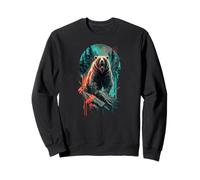 Angry Bear Grizzly Bears Wildlife Mountains Animal Felpa