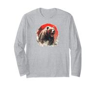 Angry Bear Grizzly Bears Wildlife Mountains Animal Maglia a Manica