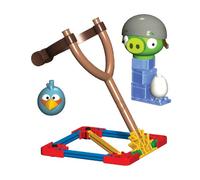 Angry Birds Blue Bird vs Helmet Pig Gioco di Costruzione