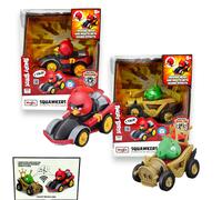 Angry Birds Squawkers Rosso Uccello O Verde Maiale 10.2cm Interattivo Veicoli