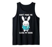 Angry Bunny Don't Make Me Close My Book Reading Canotta