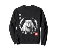 Angry Capybara Circolo Zen Giapponese Felpa