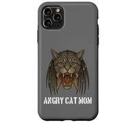 Angry Cat Mom for Owner of Really Evil Cat, divertente gioco di parole Custodia per iPhone 11 Pro Max