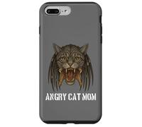 Angry Cat Mom for Owner of Really Evil Cat, divertente gioco di parole Custodia per iPhone 7 Plus/8 Plus