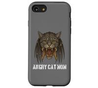 Angry Cat Mom for Owner of Really Evil Cat, divertente gioco di parole Custodia per iPhone SE (2020) / 7 / 8