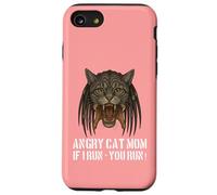 Angry Cat Mom - per il proprietario di un gatto davvero malvagio, divertente gioco di parole Custodia per iPhone SE (2020) / 7/8