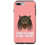 Angry Cat Mom - per il proprietario di un gatto davvero malvagio, divertente gioco di parole Custodia per iPhone 7 Plus/8 Plus