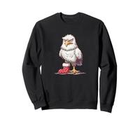 Angry Eagle And Cool Christmas Socks per Le FESTIVITÀ Natalizie Felpa