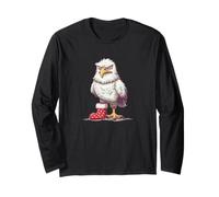 Angry Eagle And Cool Christmas Socks per Le FESTIVITÀ Natalizie Maglia a Manica