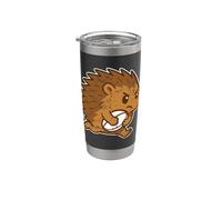 Angry Hedgehog giocare a Rugby Bicchiere termico in acciaio inox doppia parete