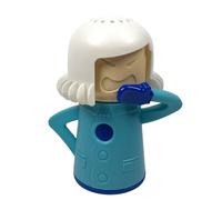 Angry Mom, detergente per microonde per pulizia a vapore di una macchia grezza con aceto e acqua, cartone animato Cool Fridge Odor Remover per casa, cucina e ufficio