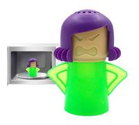 Angry Mom - Detergente per microonde per pulizia a vapore di una macchia grezza con aceto e acqua - Cartone animato Cool Fridge Odor Remover per casa, cucina e ufficio