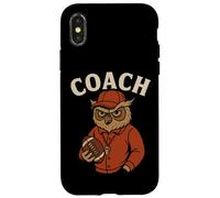 Angry Owl Coach Sport Strategia Retro Grafica Custodia per iPhone X/XS