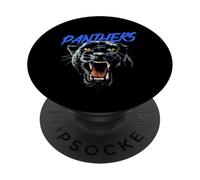 Angry Panther Big Cat Predator Majestic Beast Amante degli animali PopSockets PopGrip Adesivo