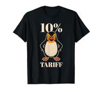 Angry Penguin 10% Tariffa Umorismo Heard Island Maglietta