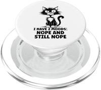 Angry Stressed Cat divertente stress meme regalo per gli amanti dei gatti PopSockets PopGrip per MagSafe
