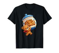Angry Teddy Bear - Barattolo Grande per Biscotti Maglietta