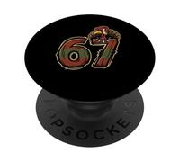 Angry Turkey 67 sei sette Grafico per il Ringraziamento PopSockets PopGrip Adesivo