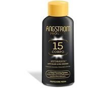 Angstrom Protect Latte Solare Corpo SPF 15, Azione Idratante e Duratura, Indicata per Pelli Sensibili, 200 ml