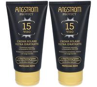 Angstrom Protect Crema Solare Viso Ultra Idratante SPF 15 2x50 ml Crem