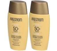 Angstrom Protect Fluido Solare Ultra Light Viso 50+ 2x40 ml Fluido