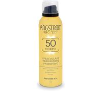 Angstrom Protect, Spray Solare Trasparente Corpo, SPF 50, 200 ml | Protezione Molto Alta, Texture Trasparente, Rapido Assorbimento, Azione Protettiva, Resistente All'Acqua