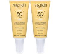 Angstrom Protect Viso Fluido Solare Opacizzante SPF50+ 2x40 ml