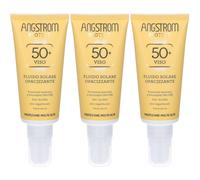 Angstrom Protect Viso Fluido Solare Opacizzante SPF50+ 3x40 ml